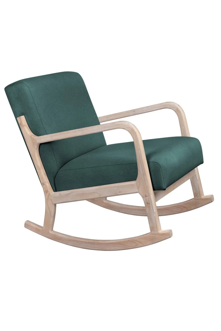 Кресло-качалка Cody B-emerald в интерьере в Краснодаре