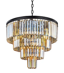 Люстра Odeon 4 Rings Amber в интернет-магазине в Краснодаре