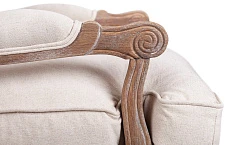 заказать стильное Мягкое полукресло с подлокотниками Niro Rattan Beige в Краснодаре