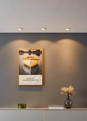 красивые 900745 Комплект встраиваемых диммируемых светильников SALICETO, 3X6W (LED), 2700K, 1350lm, ?88, алюминий, белый / стекло, прозрачный, белый в интернет-магазине в Краснодаре