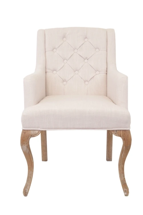 Мягкий стул с подлокотниками Deron White на заказ в интернет-магазине в Краснодаре