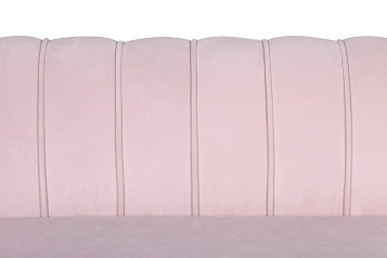 Диван ракушка Pearl Double Pink на черных ножках в интернет-магазине в Краснодаре