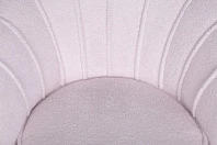 заказать Низкое кресло ракушка Pearl Pink Boucle в Краснодаре