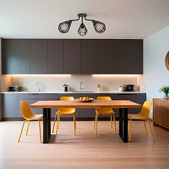 заказать 31531 Люстра TARBES, 3x60W(E27), сталь, черный в интернет-магазине в Краснодаре