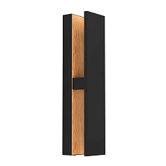 красивые 900291 Уличный настенный светильник COSTORIO, LED 12W, 1300lm, IP44, L370, B80, H110, алюминий, черный, коричневый на заказ в Краснодаре