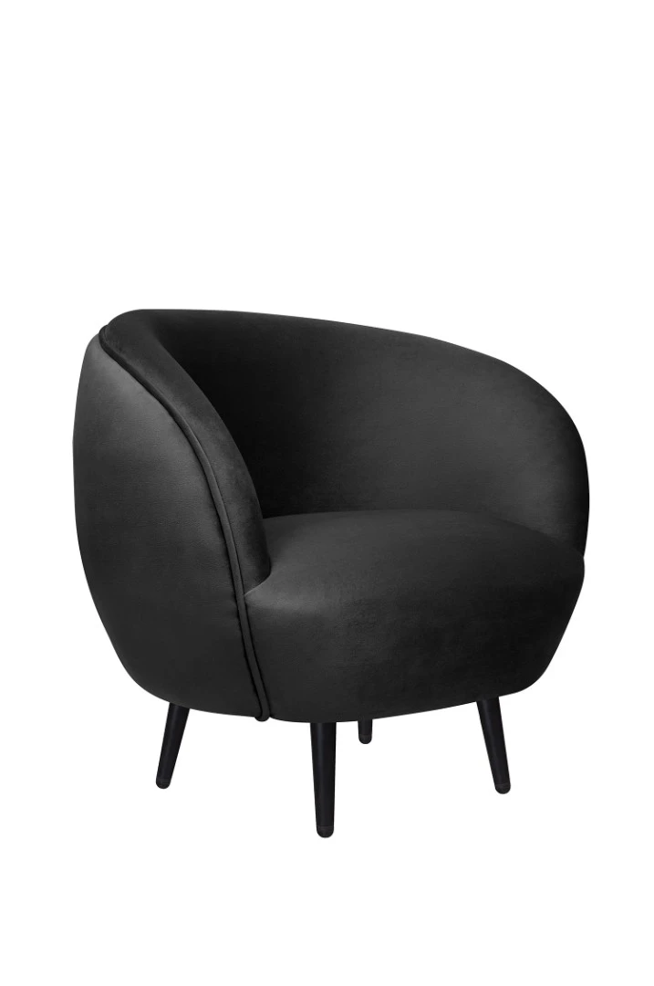 Мягкое кресло для гостиниц Small Benee Black V2 на заказ в Краснодаре