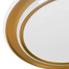 902044 Светодиодный настенно-потолочный светильник с регулировкой цветовой температуры MOSCHETTA, 24W(LED), ?400,2700K, 4000K, 6500K, 2800lm, сталь, з в интернет-магазине в Краснодаре