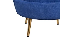 купить красивое Низкое кресло ракушка Pearl синий в интернет-магазине в Краснодаре