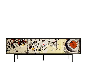Комод с восемью ящиками "Emerson" by Kandinsky арт EM03/Print_01 в интерьере в Краснодаре