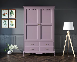 фото Шкаф "Leontina Lavanda" двустворчатый с ящиками арт ST9327KR2L в Краснодаре