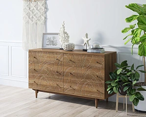 Комод "Boho" 6 ящиков джангл арт BH08 на заказ в Краснодаре