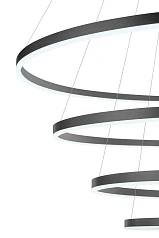 Люстра Orblaze 4 rings 1000 black в Краснодаре