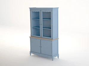 красивый Буфет "Leontina Blue" двухстворчатый  арт ST9332B на заказ в Краснодаре