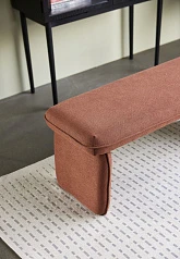 БАНКЕТКА HUBSCH, ПОЛИЭСТЕР, ОРАНЖЕВЫЙ в Краснодаре