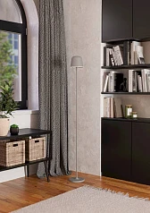 901749 Аккум. торшер сенсорн., димм. MANNERA-L, H1400, 4,3W(LED), IP54, 2400K, 3000K, 4000K, 440lm, алюминий, сталь, серый/пластик, белый в Краснодаре