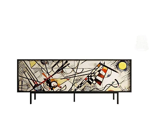 заказать Комод с четыремя дверками "Emerson" by Kandinsky арт EM01/Print_01 в интернет-магазине в Краснодаре
