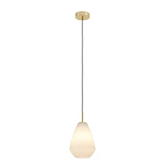 фото 900812 Подвесной светильник (люстра) CAPRAROLA, 1X40W (E27), ?200, сталь, матовая латунь / матовое с в Краснодаре