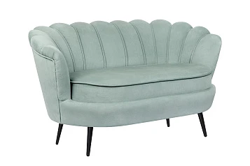 Диван ракушка Pearl Double Green на черных ножках в интернет-магазине в Краснодаре