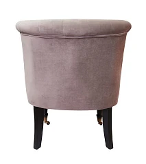 Низкое кресло Aviana Taupe Velvet в интерьере в Краснодаре