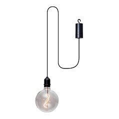 купить 900208 Уличный потолочный светильник VIGNANELLO, LED 1X0,06W, IP44, H195, ?125, пластик, черный/пластик, черный полупрозрачный в Краснодаре