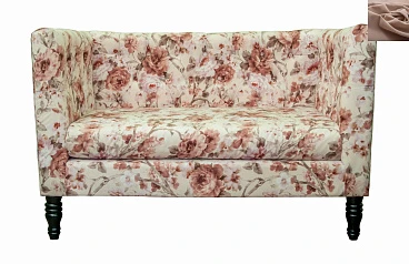 купить Диван прованс Rose Flower коричневый в Краснодаре