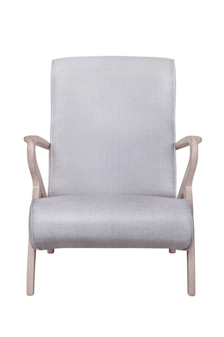 Низкое кресло Fobos light grey в Краснодаре
