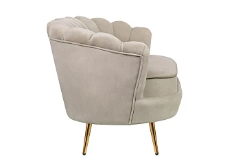Дизайнерский двухместный диван Pearl Double Taupe в интерьере в Краснодаре