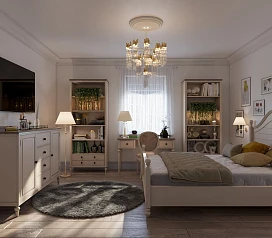 фото Кровать в стиле Прованс "Odri" 180х200 см арт 2141/18 в Краснодаре
