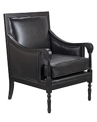 купить красивые Классическое американское кресло Colin Black Leather в Краснодаре