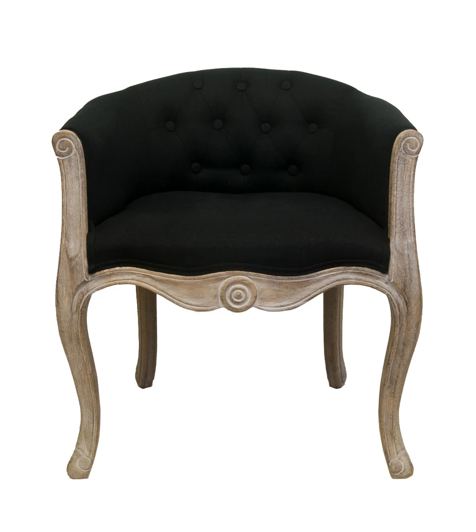 Низкое кресло ретро Kandy Black в Краснодаре