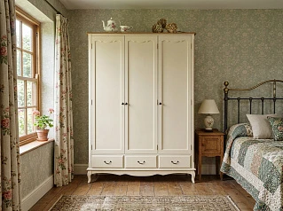 купить Шкаф "Леонтина (Leontina)" для одежды трехстворчатый с ящиками арт ST9327KR/3 в интернет-магазине в Краснодаре