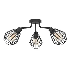 заказать 31531 Люстра TARBES, 3x60W(E27), сталь, черный в интернет-магазине в Краснодаре