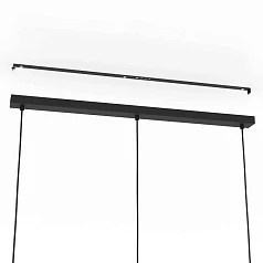 900495 Подвесной потолочный светильник ROMAZZINA, 3x40W, E27, L900, B200, H1100, сталь, черный в Краснодаре