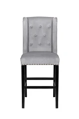 красивый Дизайнерский барный стул Skipton Grey Velvet на заказ в Краснодаре