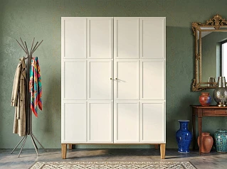купить Шкаф "Андерсен (Andersen)" широкий двухстворчатый арт AN27WH в Краснодаре
