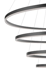 Люстра Orblaze 4 rings 1000 black в Краснодаре