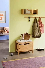 купить БАНКЕТКА BIFI HUBSCH, СВЕТЛО - СЕРЫЙ / НАТУРАЛЬНЫЙ в Краснодаре