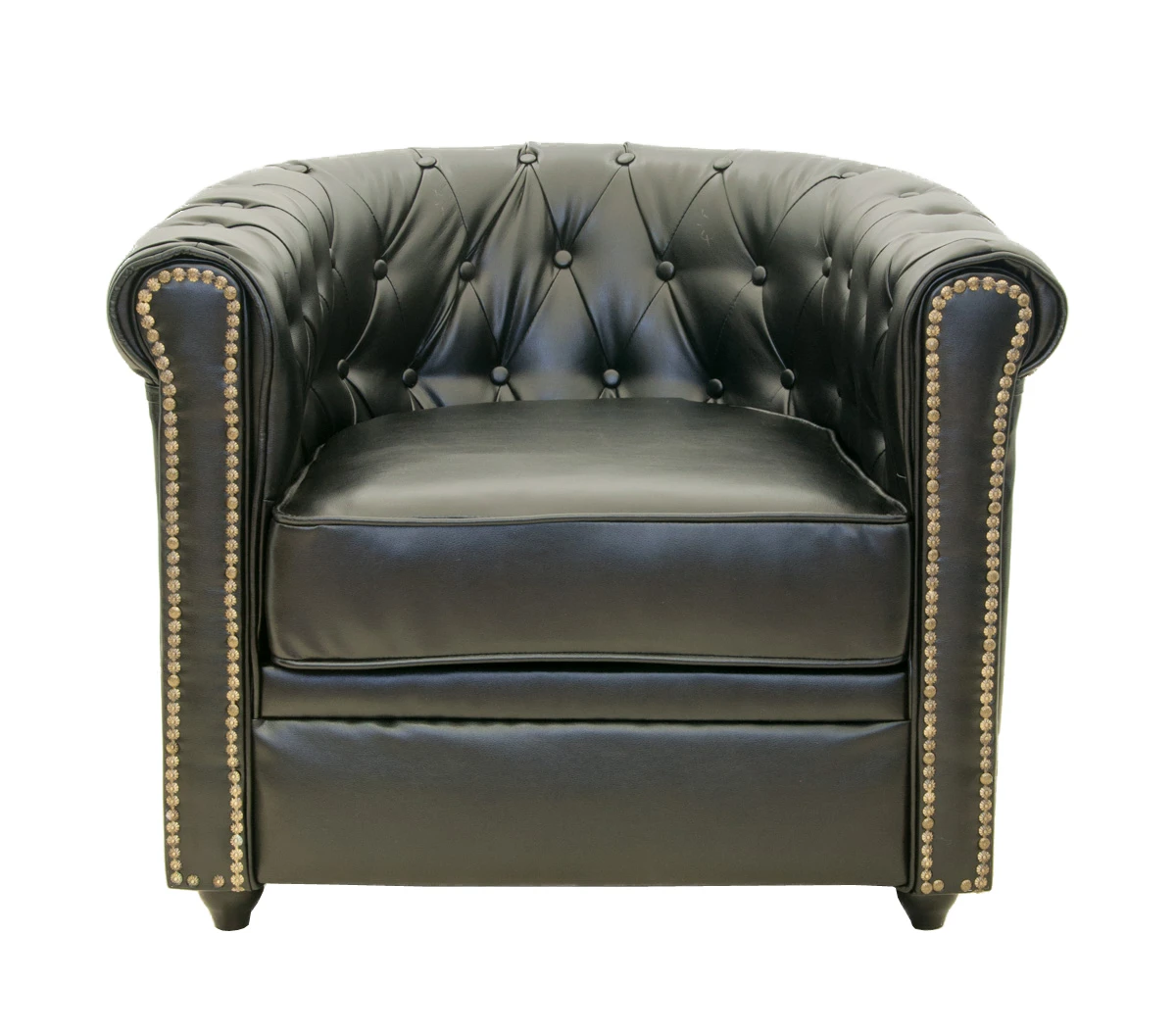 купить красивое Кожаное кресло Karo Black в Краснодаре