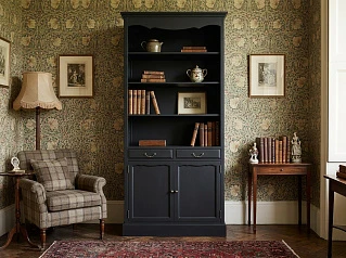 купить стильный Книжный шкаф "Леонтина (Leontina)" в черном цвете арт ST9330BLK в Краснодаре