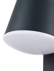 97146 Уличный светильник настен. CALDIERO, 10W(E27), L140, H240, A185, гальван. сталь, антрацит/плас в Краснодаре