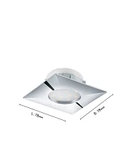 заказать стильные 95798 Светодиодный встраиваемый светильник PINEDA в Краснодаре