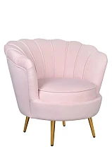 купить Низкое кресло ракушка Pearl розовый V2 в интернет-магазине в Краснодаре