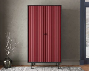 купить стильный Шкаф двухдверный "Emerson" арт EM091/red/L в Краснодаре