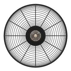 43896 Потолочная люстра RINROE, 1х40W (E27), H200, ?450, сталь, черный на заказ в Краснодаре