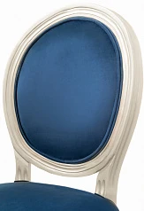 Стул Volker Blue Silver в интерьере в Краснодаре