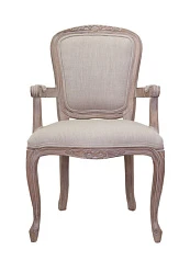 фото Мягкий стул с подлокотниками Gran Arm Beige в интерьере в Краснодаре