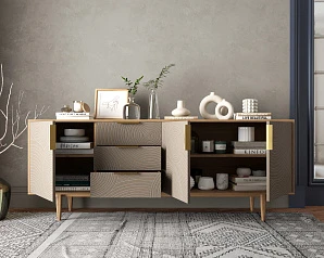 Комод "Line" удлиненный R25/beige на заказ в Краснодаре