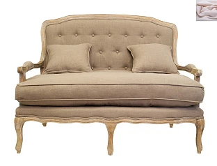 фото Прямой диван модерн Yareli розовый в интерьере в Краснодаре