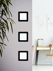 фото 99187 Светодиодный встраиваемый светильник FUEVA 5, 5,5W (LED), 117х117, ET26, 700lm, 4000K, сталь, черный в интерьере в Краснодаре