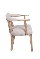 Мягкий стул с подлокотниками Tanner Beige в Краснодаре